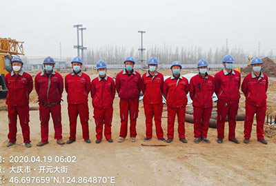 抗疫克難，凝心聚力——工地上的早會(huì)！  